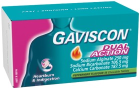 Gaviscon+Dual+Action+Tablets+48+Pack%2A%2A%2A