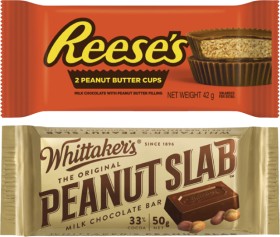 Reese%26%23039%3Bs+Chocolate+Cups+39g+or+Whittaker%26%23039%3Bs+Chocolate+Slab+45g-50g