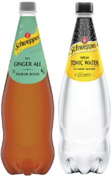 Schweppes+Mixers%2C+Soft+Drinks+or+Mineral+Water+1.1+Litre