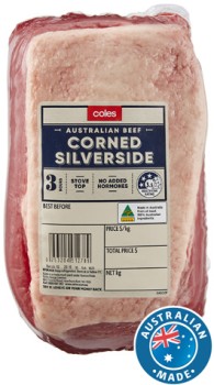 Coles+Australian+No+Added+Hormones+Beef+Corned+Silverside