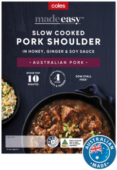 Coles+Made+Easy+Slow+Cooked+Pork+Shoulder+in+Honey%2C+Ginger+%26amp%3B+Soy+Sauce+700g