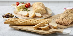 Coles+Bakery+Stone+Baked+Turkish+Loaf%2C+Ciabatta+Loaf+or+Sourdough+Baguette