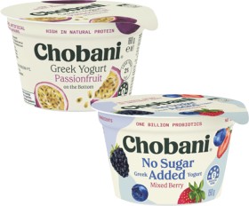 Chobani+Greek+Yogurt+160g+or+No+Added+Sugar+Greek+Yogurt+150g