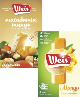 Weis+Ice+Cream+Bars+4+Pack-6+Pack+264mL-280mL