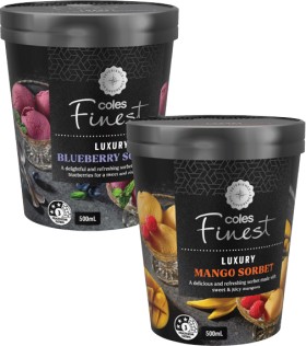 Coles+Finest+Luxury+Sorbet+Tub+500mL