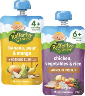 Rafferty%26%23039%3Bs+Garden+4%2B+Months%2C+6%2B+Months+or+8%2B+Months+Baby+Food+Pouch+120g