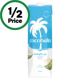 Cocobella-Straight-Up-Coconut-Water-1-Litre on sale