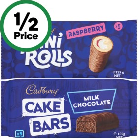 Cadbury-Cake-Bars-or-Mini-Rolls-Pk-5 on sale