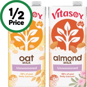 Vitasoy+Almond+or+Oat+Milk+Unsweetened+1+Litre