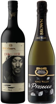 19+Crimes+Snoop+Cali+or+Brown+Brothers+Prosecco+750mL+Varieties