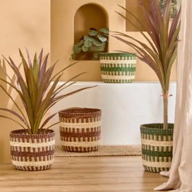 Dallas-Stripe-Basket-by-Habitat on sale