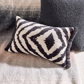 Soraya+Ikat+Chenille+Oblong+Cushion+by+Habitat