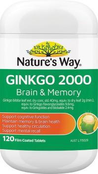 Natures-Way-Ginkgo-2000-Brain-Memory-120-Tablets on sale