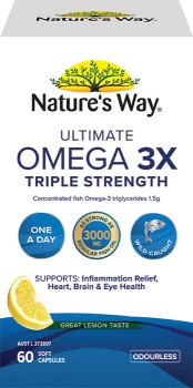 Natures-Way-Ultimate-Omega-3X-Triple-Strength-60-Capsules on sale