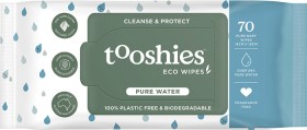 Tooshies-Eco-Wipes-Pure-Water-Baby-Wipes-70-Pack on sale