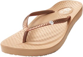 Footlogics-Tiki-Girl-Thong-Brown on sale