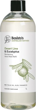 Bosistos-Natives-Liquid-Hand-Wash-Refill-1L-Dessert-Lime-Eucalyptus on sale