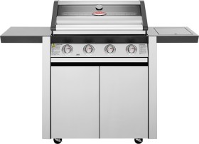 BeefEater+1600+Series+Stainless+Steel+4+Burner+BBQ+%26amp%3B+Trolley