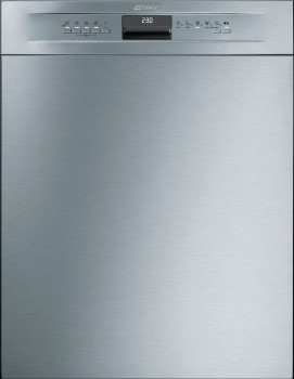 Smeg+60cm+%26%23039%3BSapphire%26%23039%3B+14+Place+Setting+Stainless+Steel+Underbench+Dishwasher