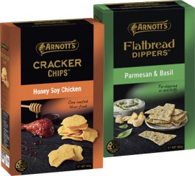 Arnott%26rsquo%3Bs+Cracker+Chips+150g%2C+Flatbread+Dippers+130g+or+Sourdough+Crisps+150g+Selected+Varieties