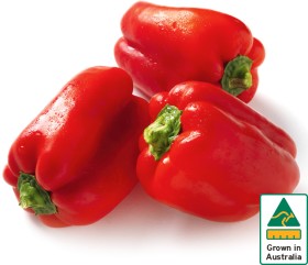 Australian-Red-Capsicum on sale