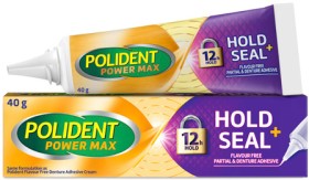 Polident+Power+Max+Hold+%2B+Seal+Denture+Adhesive+40g