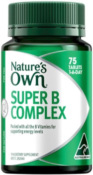 Natures-Own-Super-B-Complex-75-Tablets on sale