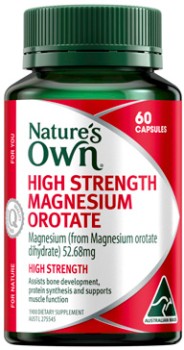 Nature%26rsquo%3Bs+Own+High+Strength+Magnesium+Orotate+60+Capsules