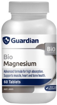 Guardian+Bio+Magnesium+60+Tablets