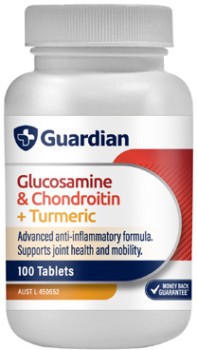 Guardian+Glucosamine+%26amp%3B+Chondroitin+%2B+Turmeric+100+Tablets