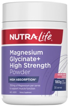 Nutra-Life+Magnesium+Glycinate%2B+High+Strength+Powder+180g