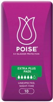 Poise+Extra+Plus+Pads+10+Pack