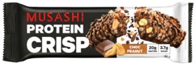 Musashi+Protein+Crisp+Bar+Choc+Peanut+60g