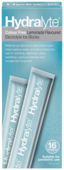 Hydralyte-Electrolyte-Ice-Blocks-Colour-Free-Lemonade-Flavour-16-Pack on sale