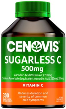 Cenovis+Sugarless+Vitamin+C+500mg+300+Chewable+Tablets