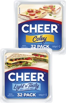 Cheer+Cheese+Slices+500g