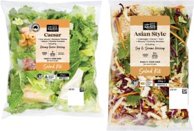 Coles+Kitchen+Asian+Style+Salad+Kit+350g+or+Caesar+Salad+Kit+290g