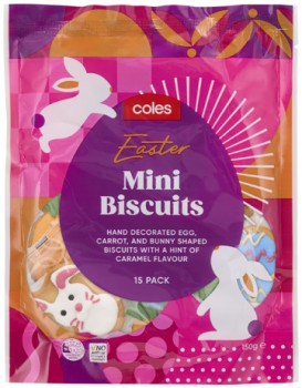 Coles+Easter+Mini+Biscuits+15+Pack+150g