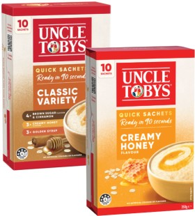 Uncle+Tobys+Quick+Oat+Sachets+320g-350g