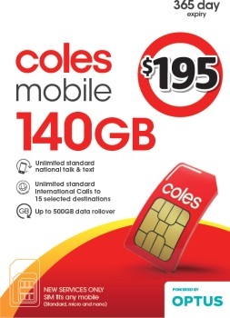 Coles+Mobile+%24195+Prepaid+SIM