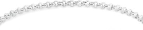 Sterling-Silver-19cm-Fine-Belcher-Bracelet on sale