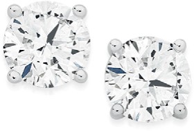 Sterling-Silver-8mm-Cubic-Zirconia-Claw-Set-Stud-Earrings on sale