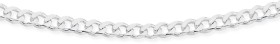 Sterling-Silver-50cm-Solid-Bevelled-Curb-Chain on sale