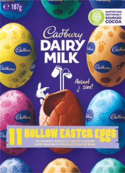 Cadbury-Hollow-Eggs-11-Pack-187g on sale