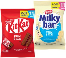 Nestl-KitKat-Milky-Bar-or-Smarties-Fun-Size-11-Pack-Selected-Varieties on sale