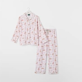 Bunny-Bow-Flannelette-Pyjamas on sale