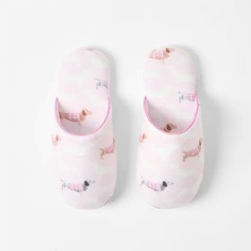 Dachsie-Flannelette-Slippers on sale