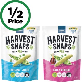 Harvest-Snaps-Baked-Pea-Crisps-120g on sale