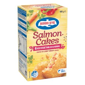 Bird-Eye-Salmon-Cakes-with-Vegetables-Herbs-480g-Pk-6-From-the-Freezer on sale