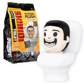28cm+Skibidi+Toilet+Mystery+Plush+Series+One+-+Assorted